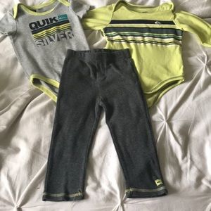 Quicksilver onesie set